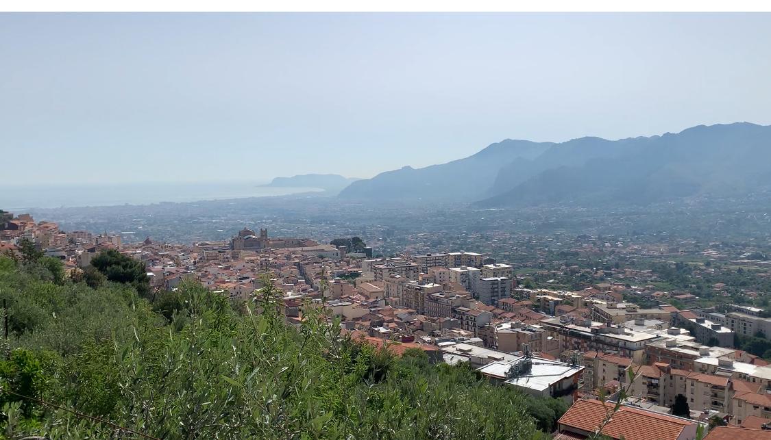 Vista di Palermo da Monreale